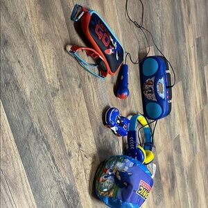 Sonic-Themed Kids Audio Play Set - Blue